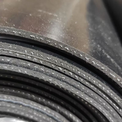 Fabric inserted rubber sheet