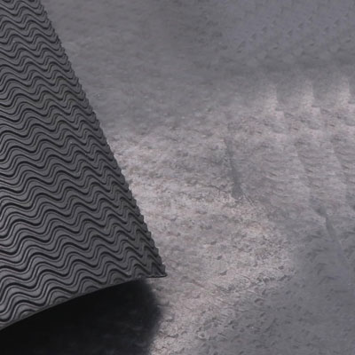 Plain bottom rubber sheet