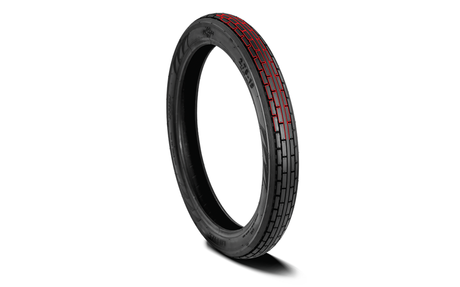 Motorcycle tyre close up